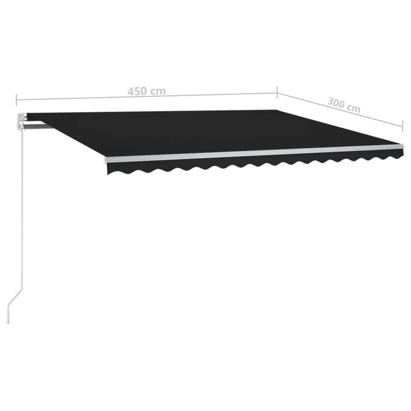 VidaXL Retractable, Anthracite