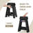 Aleeya Black Foldable Step Stool