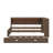 Full-Size Wooden Daybed With Built-In Shelves USB Ports LED Lighting And Pull-Out Trundle-840990378