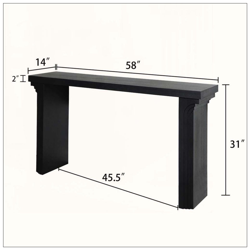 Console 58 po, Black