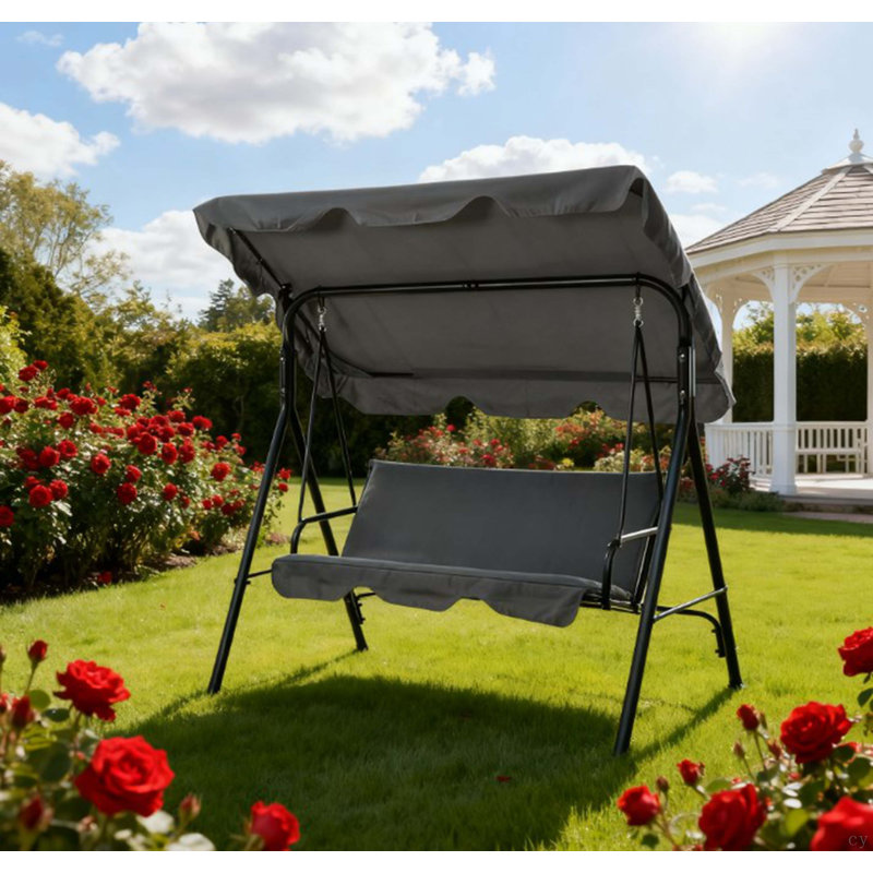 Fauteuil à baldaquin inclinable réglable, balancelle de patio extérieur, pour patio, jardin
