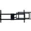 Support mural pour téléviseur avec fonctions de rotation et d'inclinaison, compatibilité de 40 à 120 pouces, capacité maximale de 800 x 400 mm, fixation de 132 lb, support d'installation compatible, capacité de charge