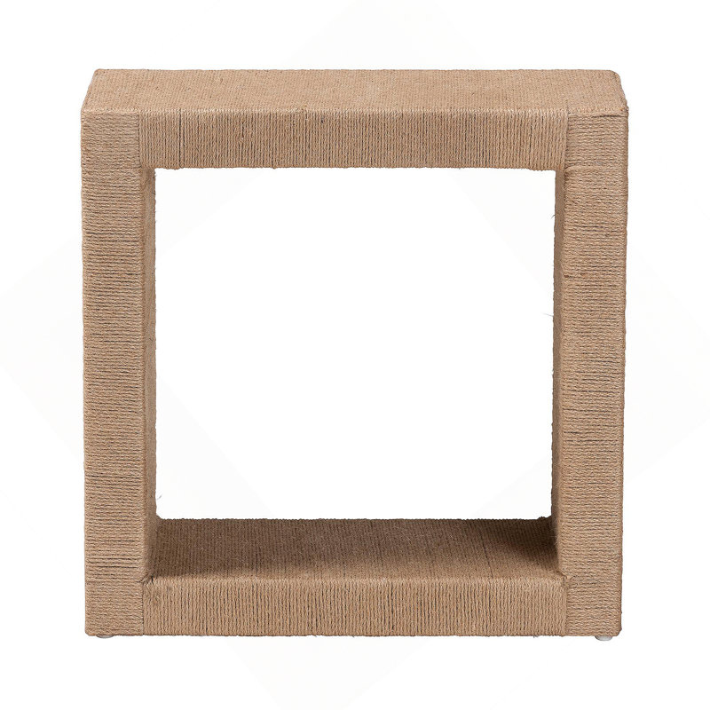Table de bout rectangulaire avec une tablette ouverte