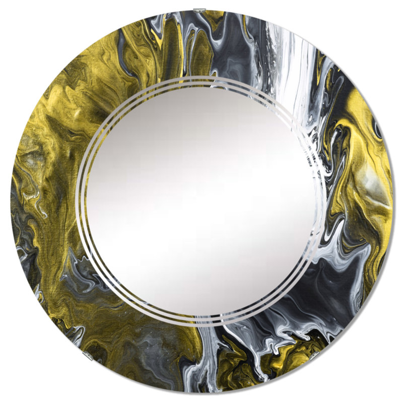 Circle Mirror, 24" x 24"