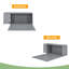 Grand lit escamotable avec bureau rotatif-259672635