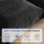 Causeuse modulaire en tissu à accoudoirs arrondis 2 places avec repose-pieds Minarik-603695141