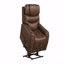 Avec fauteuil inclinable Finition noyer Fauteuil relevable de style transitionnel Mécanisme de moteur à double levage