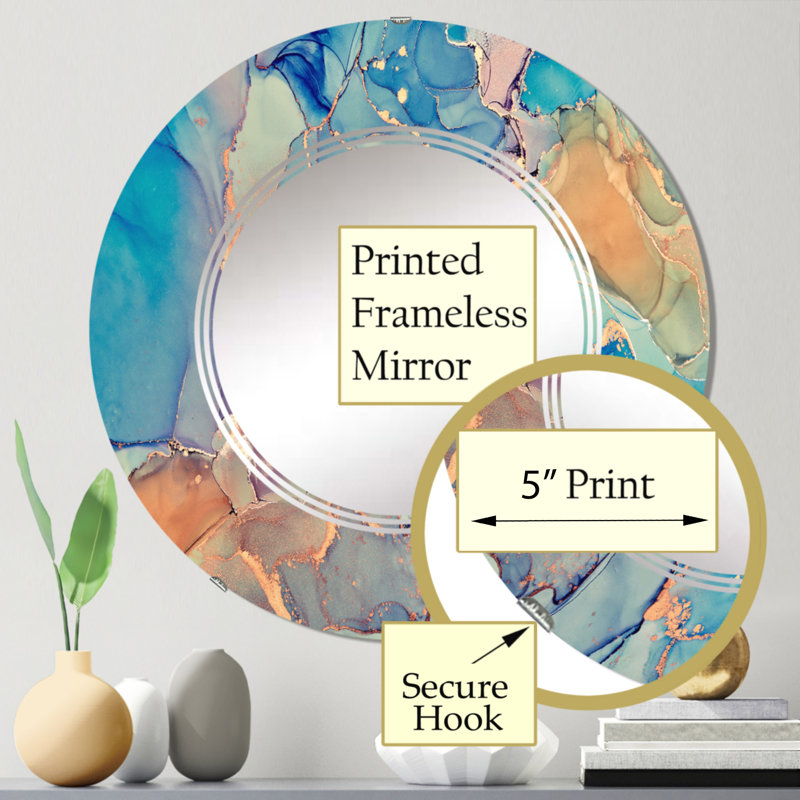 Miroir de salle de bain sans cadre, 24 po x 24 po
