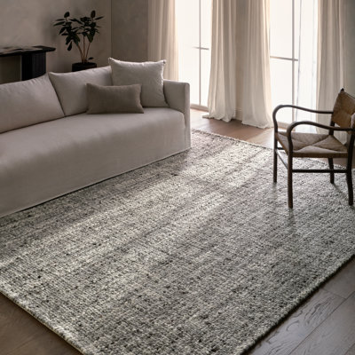 Tapis gris tissé à la main Jaipur Living Season (13 pi x 18 pi)