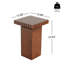 Table d'appoint carrée en pin