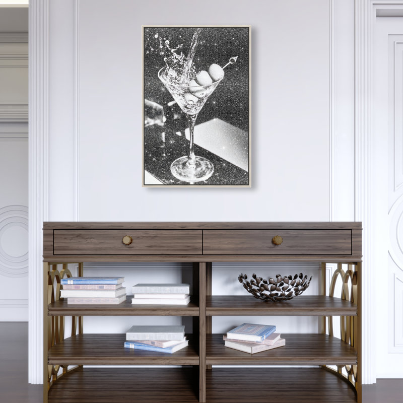 Chill Time III Print by Oliver Gal, 37"H x 25"W, Silver Floater Frame