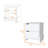 Ralston 2-Drawer Nightstand In White-194405873