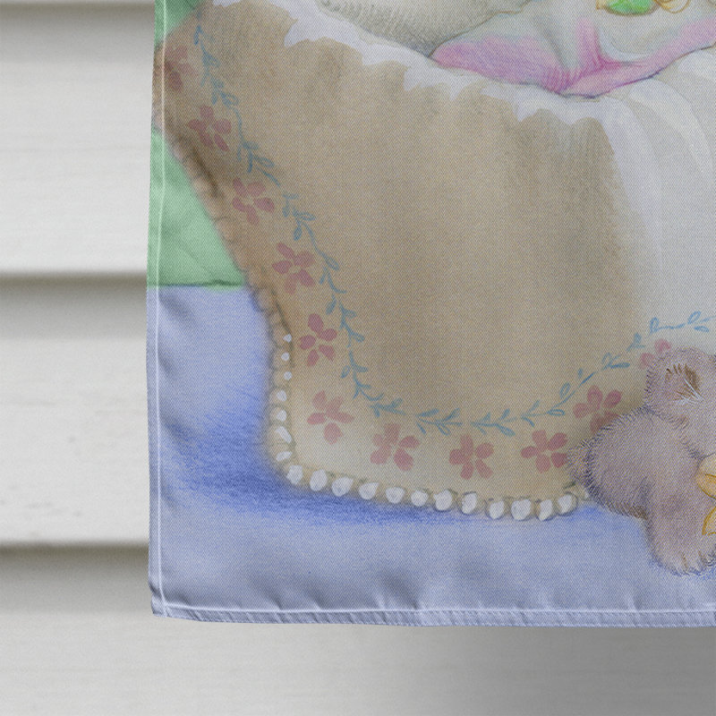 Drapeau de jardin New Baby in Crib, H 28 po x l 40 po