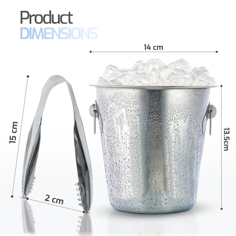 Ice Bucket With Tong