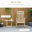Chaise berçante d'extérieur en bois massif-88773294