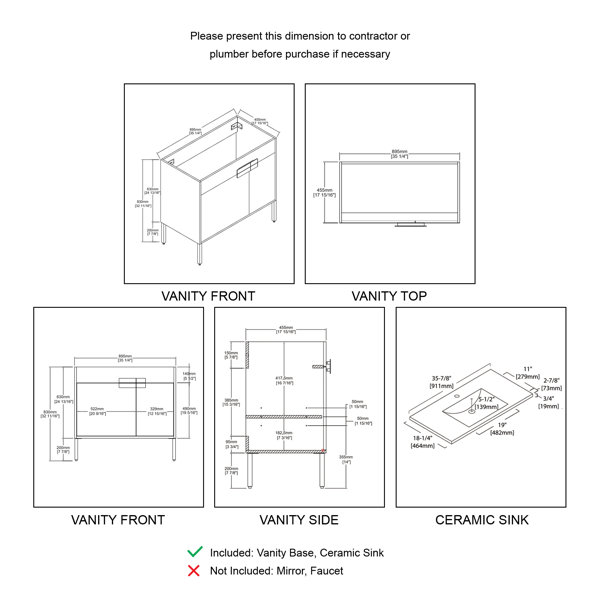 Dimensions du produit