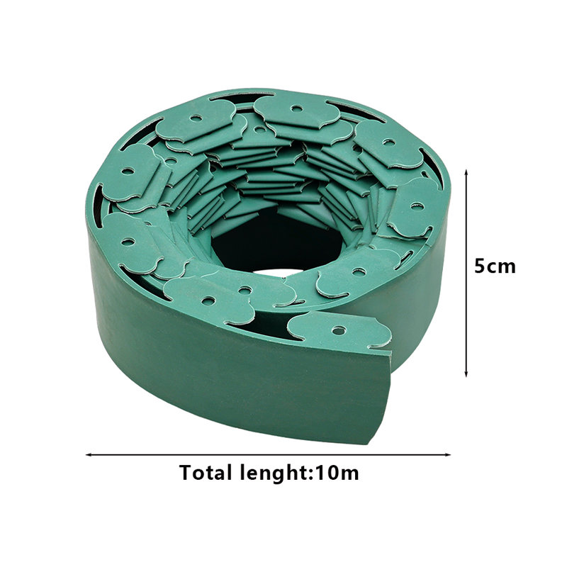5 cm H x 1000 cm W Border Fencing, Green