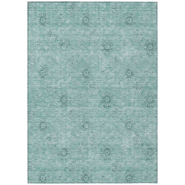 Leis Floral Indoor Rug
