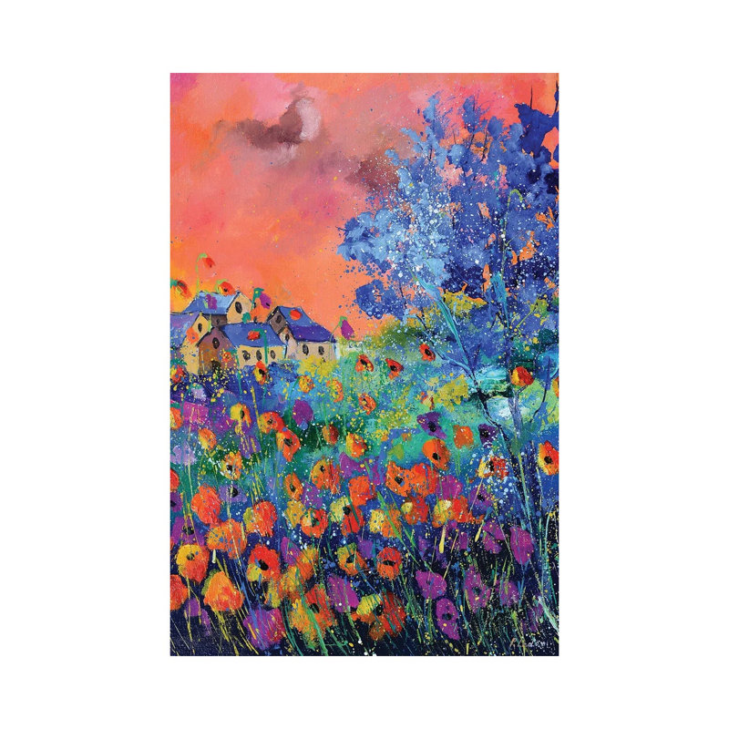Ode To Autumn by Pol Ledent - Wrapped Canvas Painting, 20.32 cm H x 30.48 cm W