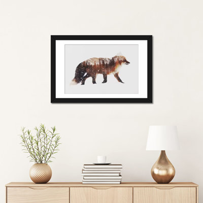 « arctique red fox » par andreas lie, impression sur toile tendue