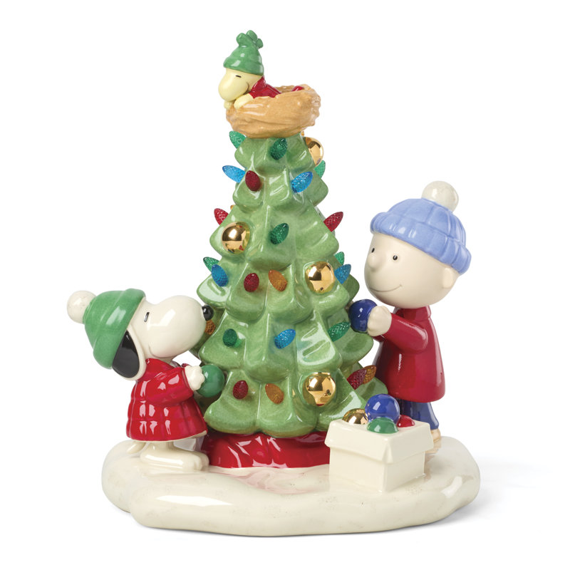 Lenox Peanuts Christmas Light-Up Figurine