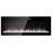 Thin Recessed Electric Fireplace with Remote, Multi-Color Flames, LED Light, and Heater for Modern Homes-804958877
