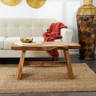 Table basse / banc en teck