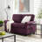 Thaminah 57" Upholstered Sleeper Sofa With Memory Foam Mattress-563833235