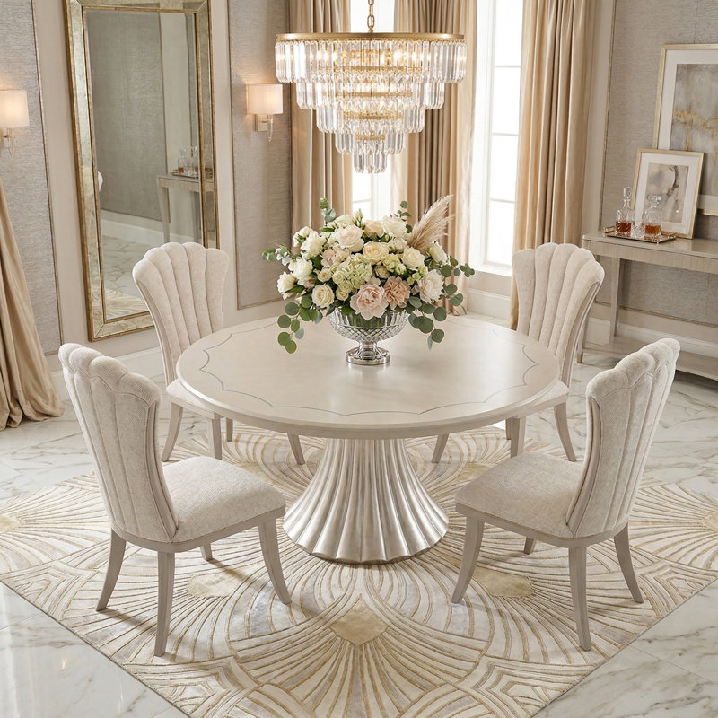 Fantosini Silver 5-piece Dining Room Set