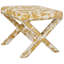Repose-pieds carré standard en velours de 20,5 po Nixon-111178756