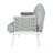 4-Pieces Conversation Set, Rust-Resistant Frame and Water-Repellent Cushions for Outdoor Relaxation-28123636-28123641