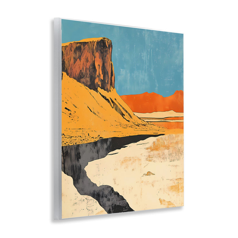 Plaque murale Canyon Pass Pathway, design par Walker Noble