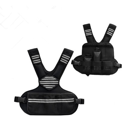 Adjustable Weighted Vest for Women, Weighted Vests with Reflective Strip and Large Pocket for Strength Training for Men & Women