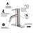 Single-handle Bathroom Faucet with Drain Assembly-72584271