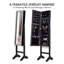 Jewellery Cabinet with Mirror Jewelry Armoire