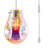 Modern Glass Handblown Plug-in Pendant Light with E26/E27 Socket – Colourful Hanging Light for Kitchen Island, Dining Room