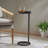 Round Metal Accent Table, Small Table