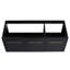 Armoire de salle de bain noire châtaignier 48 po - fixation murale, look moderne avec construction et rangement châtaignier Bvb09148bct, construction spacieuse-17198013