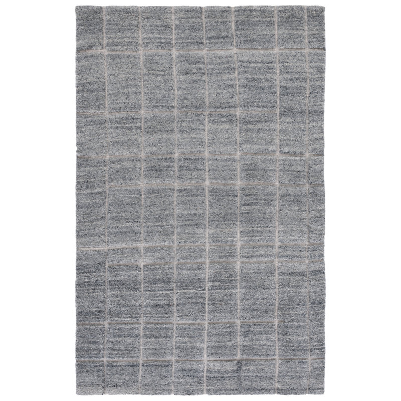 Tonesha Handmade Performance Geometric Rug, Rectangle 8' x 10'