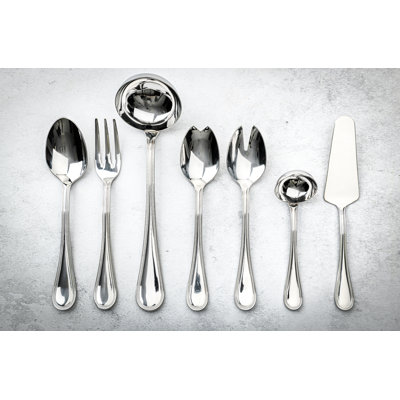 Perla 7 Piece Stainless Steel Hostess Set