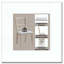 Chaise d'appoint en bois et en bois