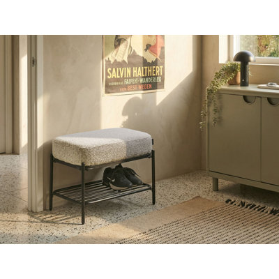 Shoe Bench Allishia Fabric