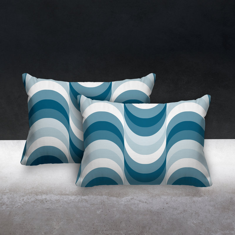  Coussin intérieur / extérieur Lumbar, Turquoise