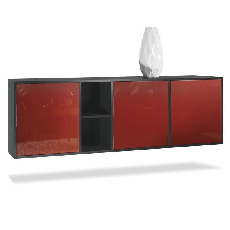 Argaki 182cm Sideboard, Without LED, Bordeaux
