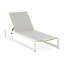 Chaise longue d'extérieur réglable à 5 niveaux, structure en aluminium durable et filet de polyester enduit de PVC, pour patio / bord de piscine-1745603326