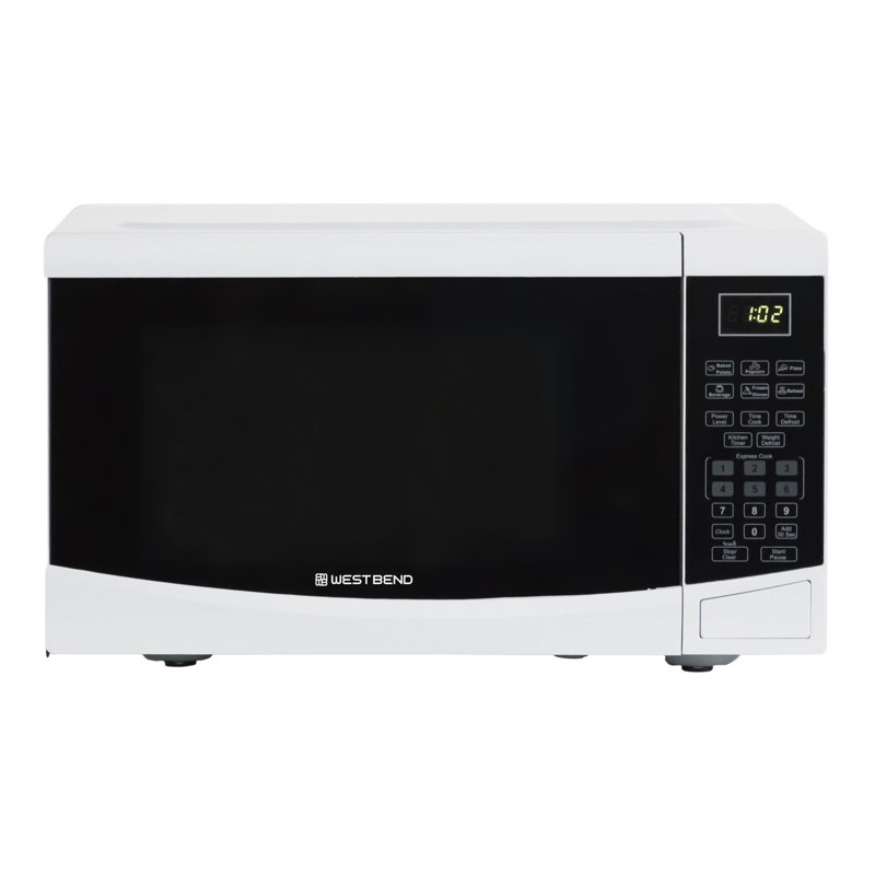 West Bend 0.9 cu. ft. Microwave Oven, White