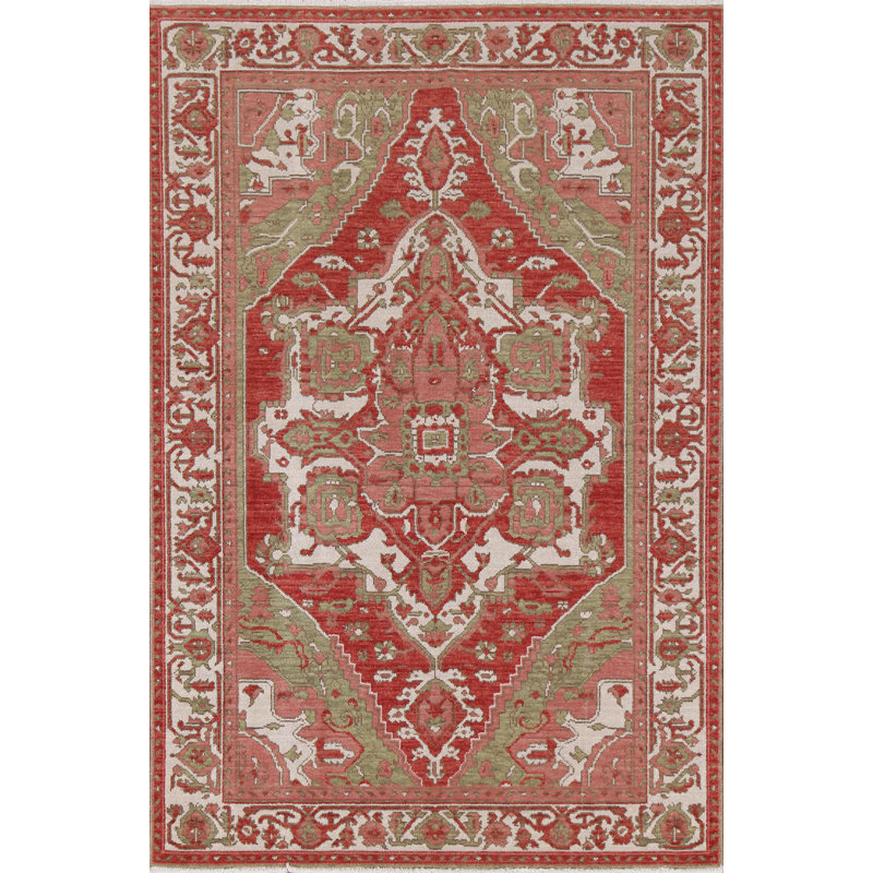 Tapis oriental géométrique 4 x 6
