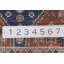 Tapis de couloir oriental bleu 3x12