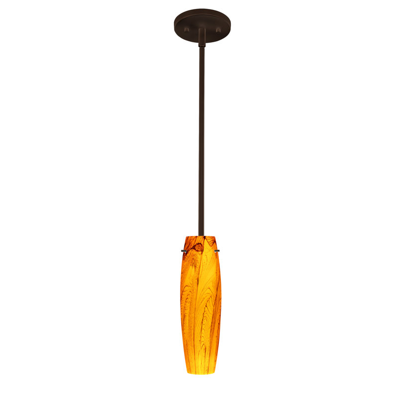 Marple 1 - Light Single Pendant, Satin Nickel, Carrera