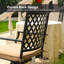 Chaise de patio avec coussin